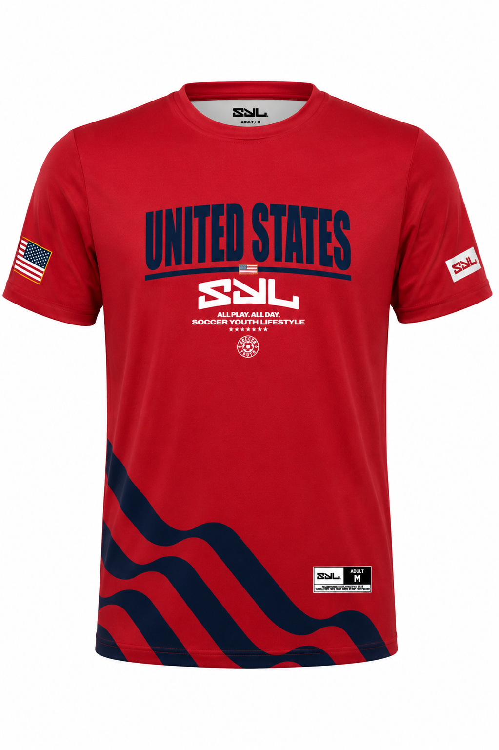 SYL USA Red Adult Shirt
