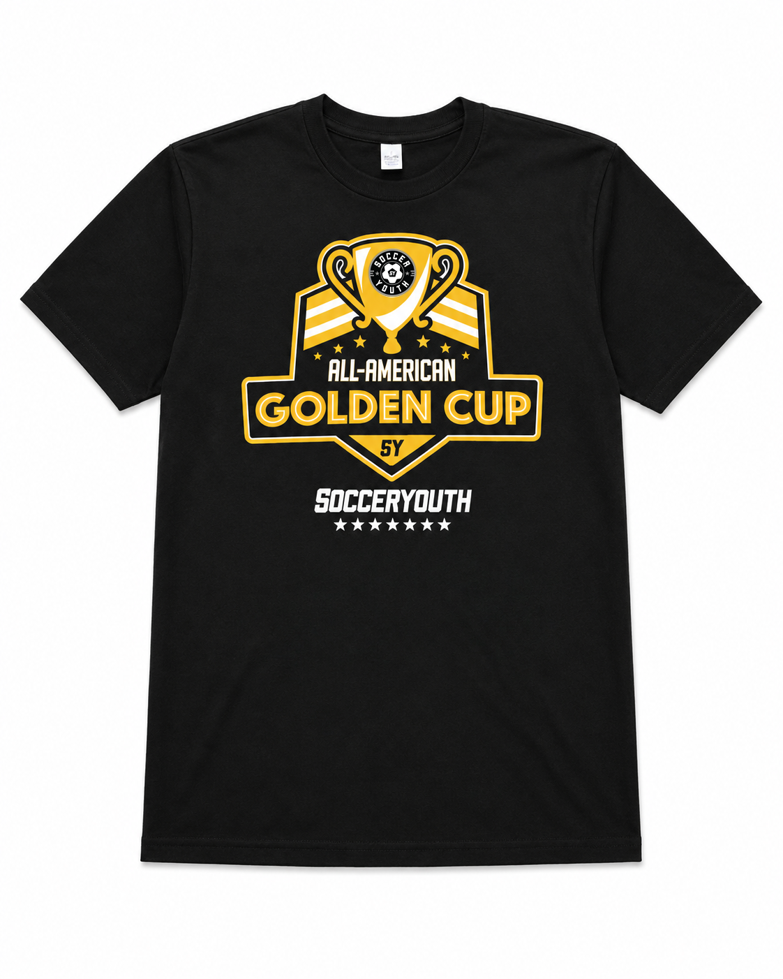 Golden Cup SY Logo Black Youth Tee