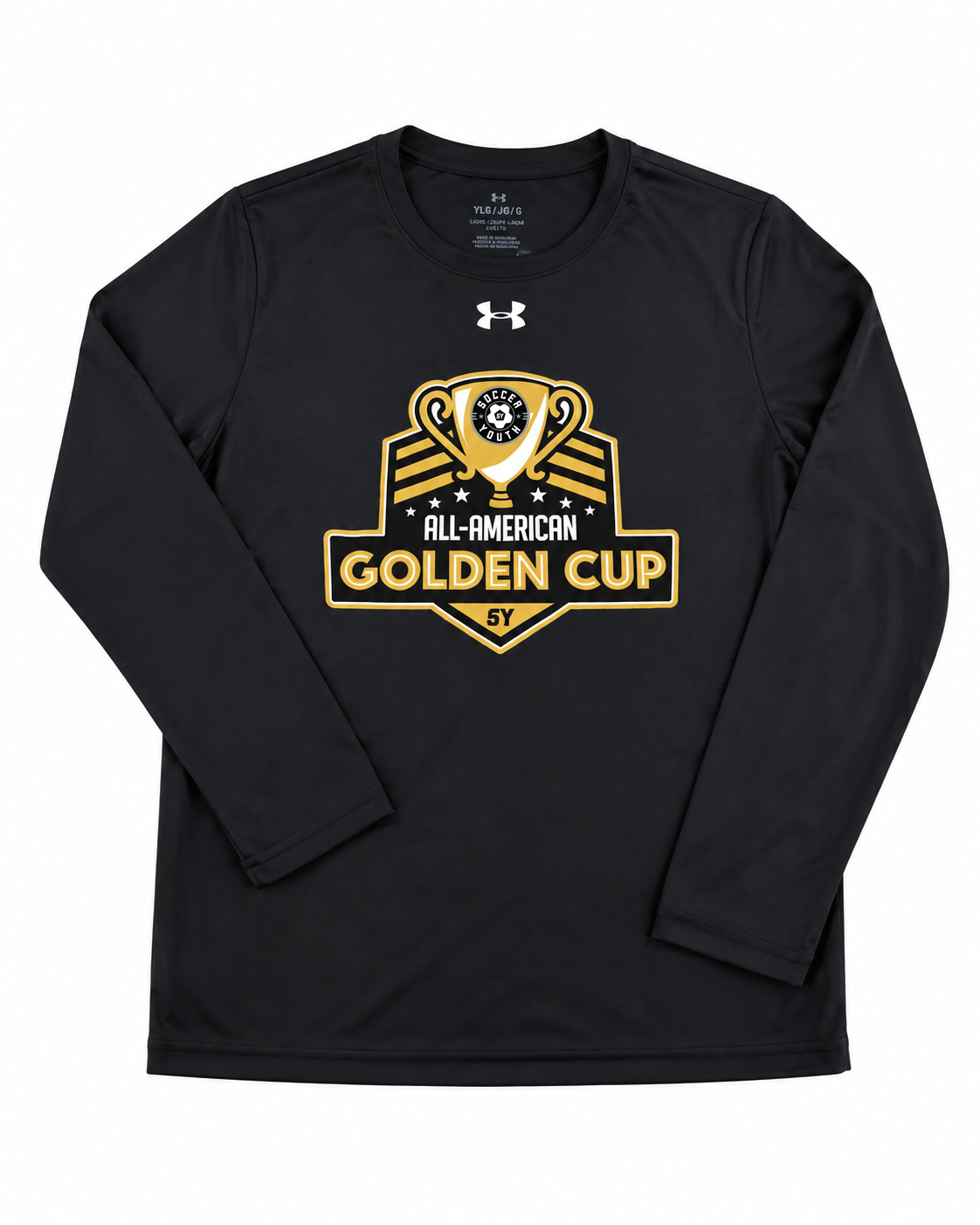 Golden Cup UA Black Youth Long Sleeve Tee