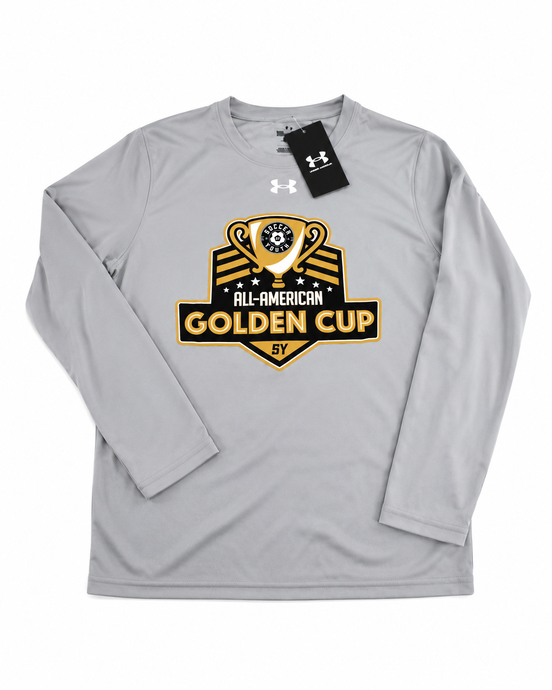 Golden Cup UA Light Grey Adult Long Sleeve Tee