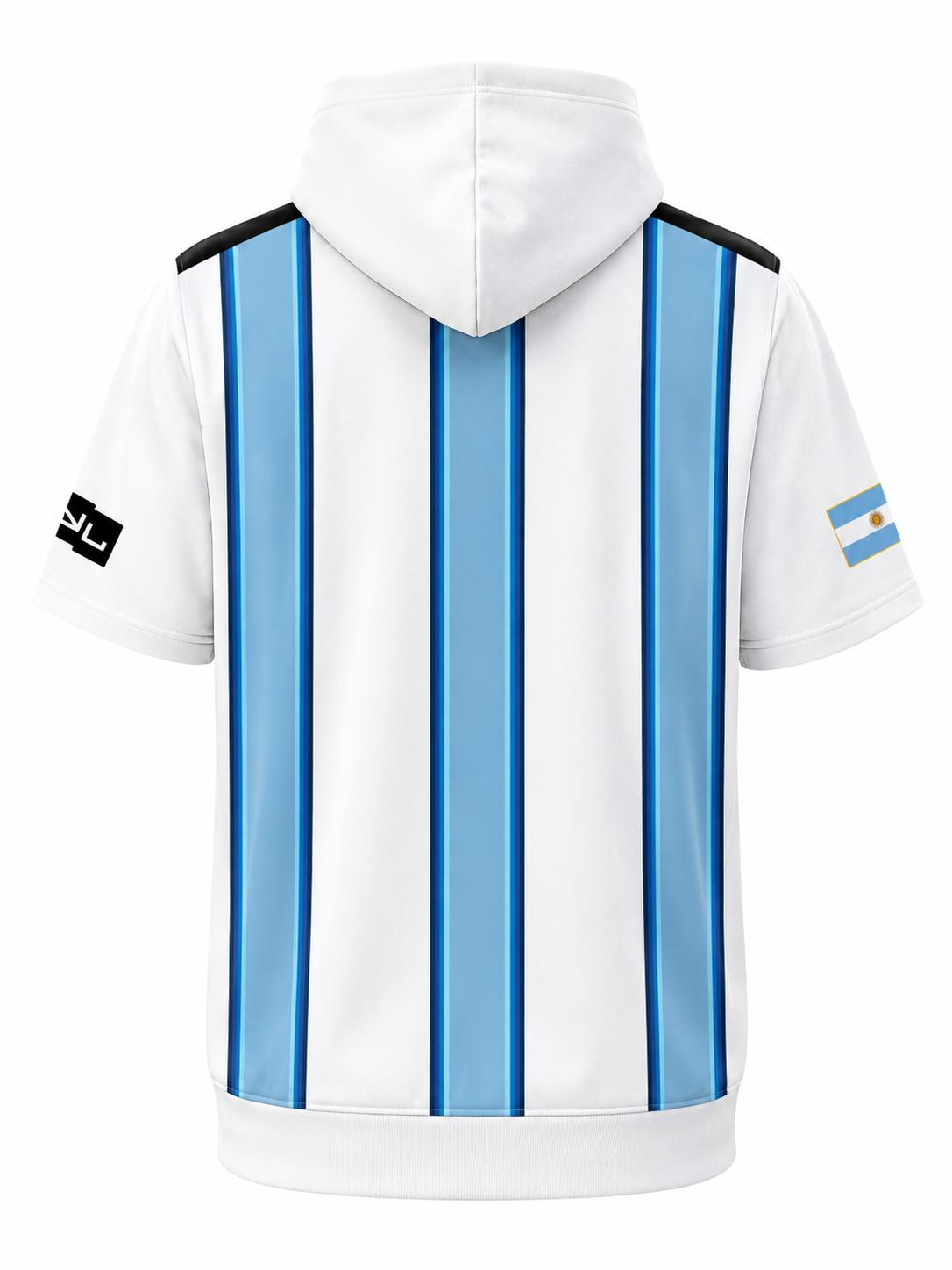 SYL Argentina Adult Short Sleeve Hoodie