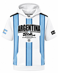 SYL Argentina Adult Short Sleeve Hoodie
