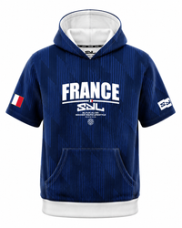 SYL France Adult Short Sleeve Hoodie